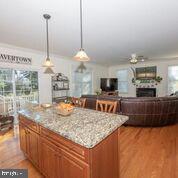 1205 Edgewood Road Havertown, PA 19083 - Photo 7 of 17 Kitchen with island and exit to rear deck