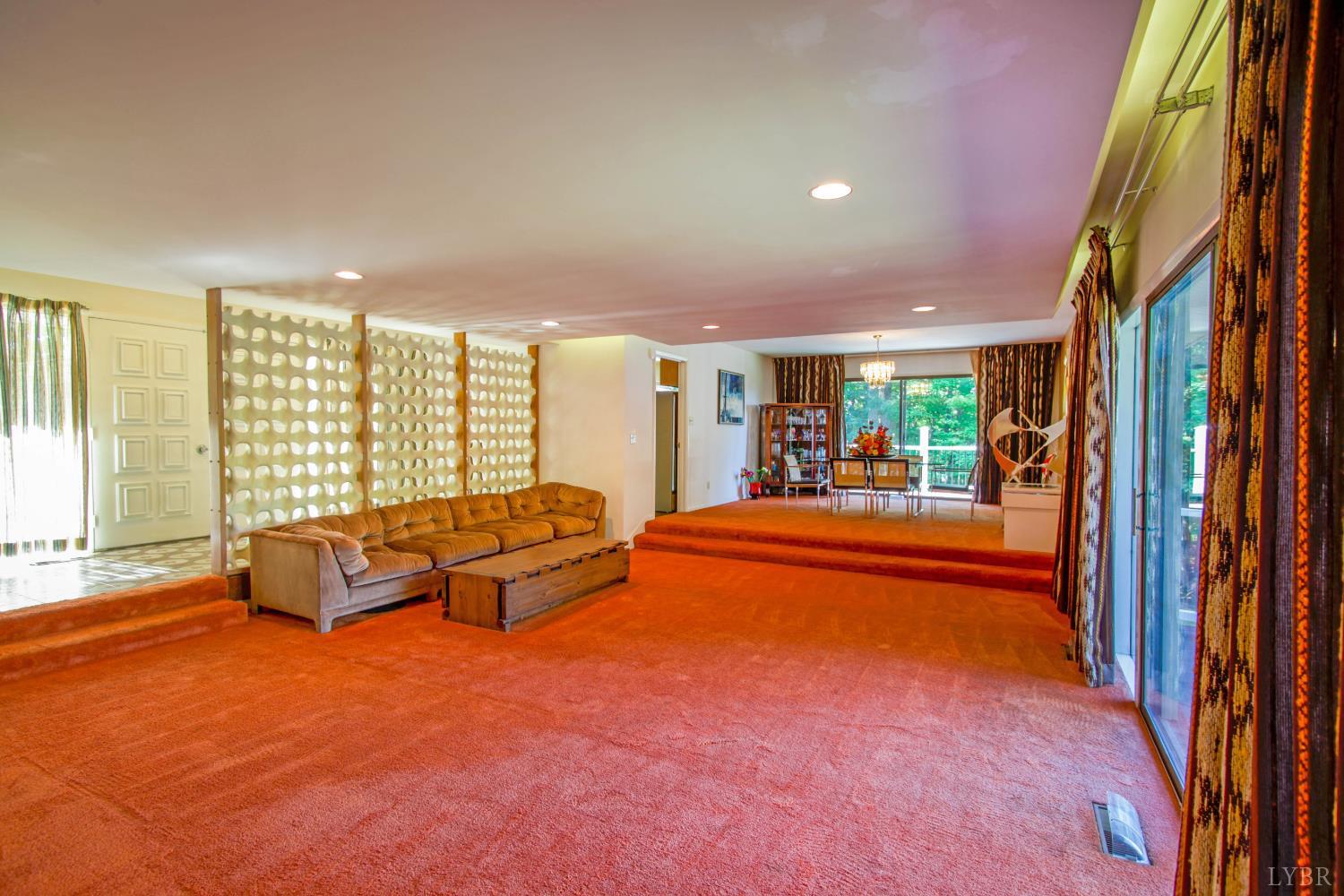 151 Clarks Road Rustburg, VA 24588 - Photo 6 of 81 a living room with furniture and a large window