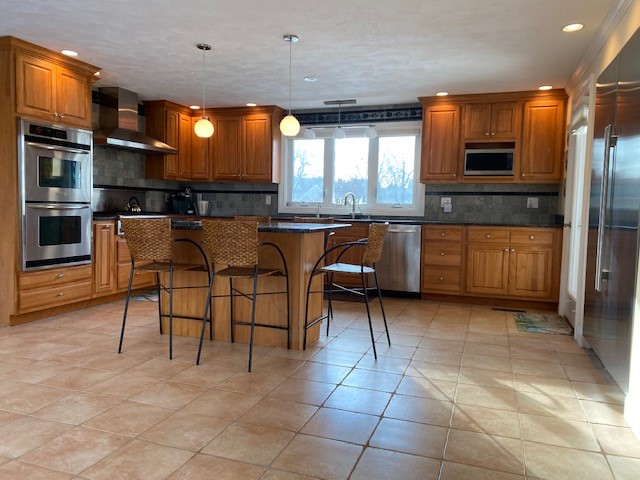 72 Weekapaug Road Westerly, RI 02891 - Photo 6 of 48 Gourmet EIK w/ Granite Island and Extra Sitting Area