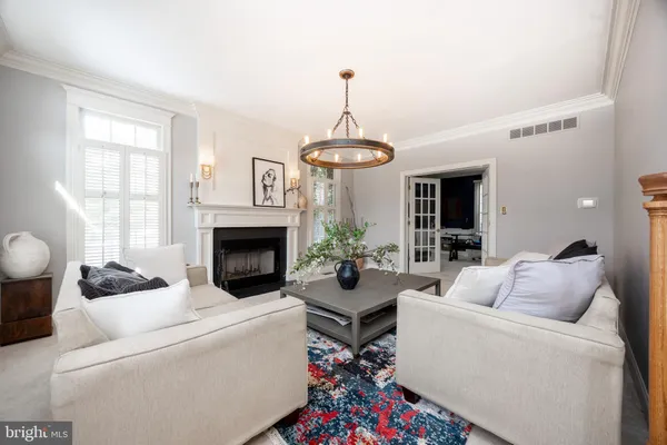 a room with furniture and window