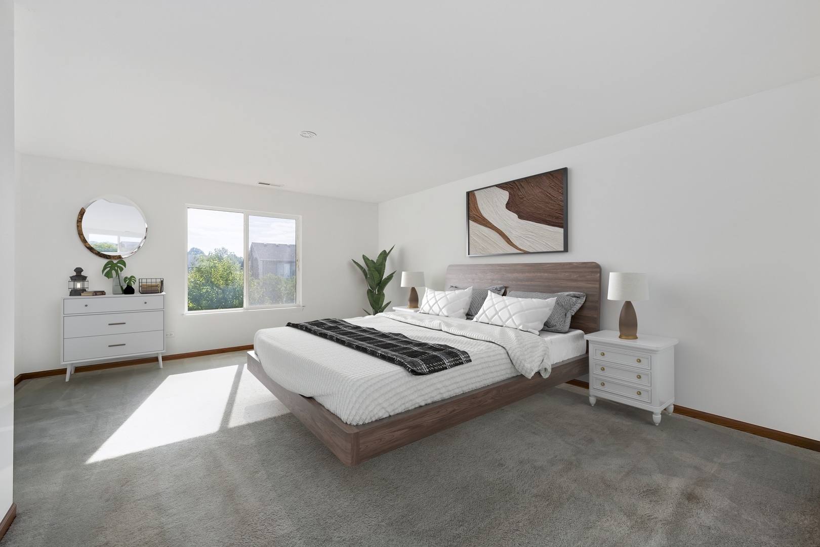 215 Berkeley Drive Bolingbrook, IL 60440 - Photo 18 of 28 a bedroom with a bed and a window