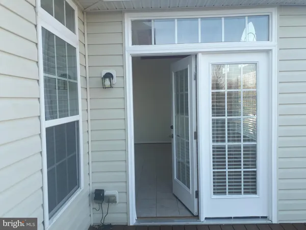 a view of front door