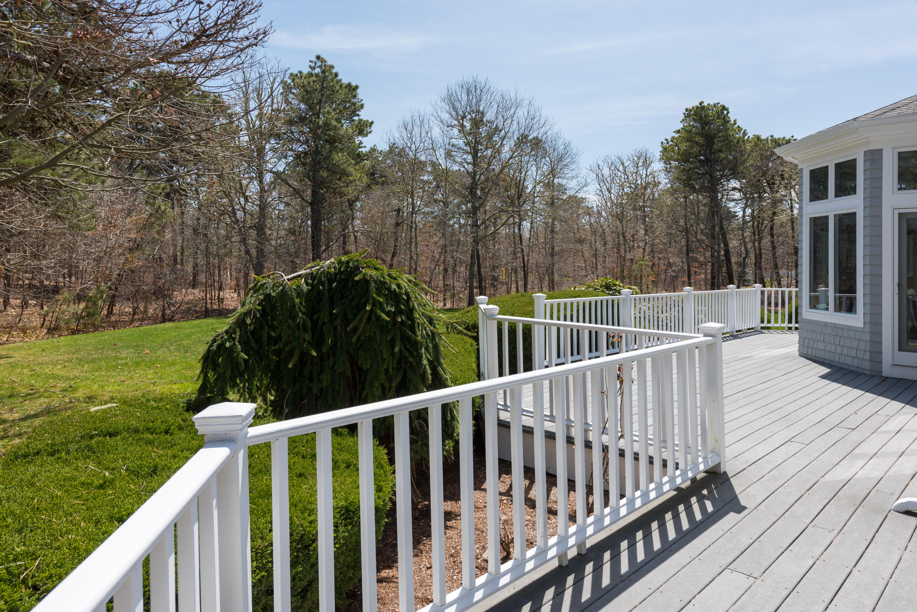 12 Somerset Road Harwich, MA 02645 - Photo 12 of 30 a view of a roof deck with wooden fence and floor