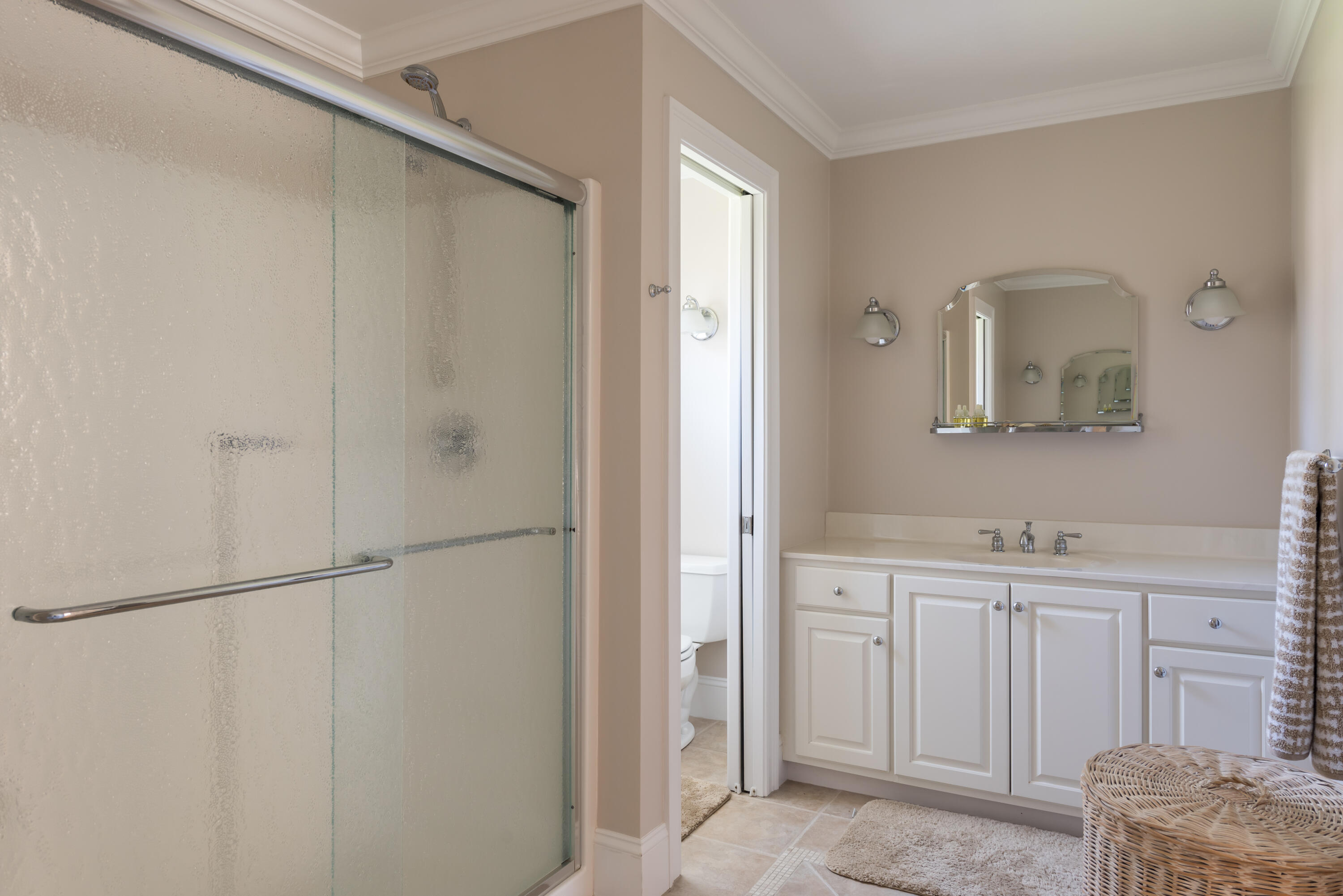 12 Somerset Road Harwich, MA 02645 - Photo 21 of 30 a bathroom with a sink and mirror