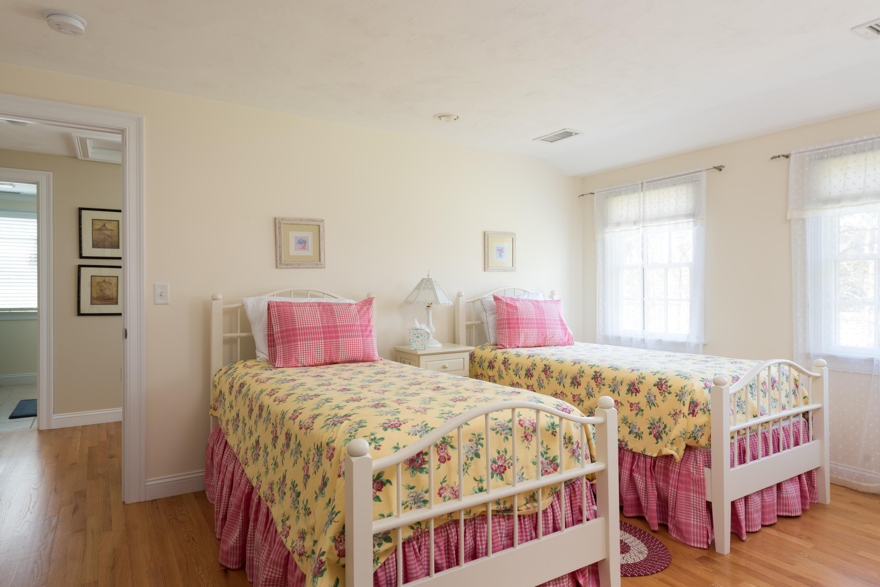 12 Somerset Road Harwich, MA 02645 - Photo 24 of 30 a bedroom with two beds and wooden floor