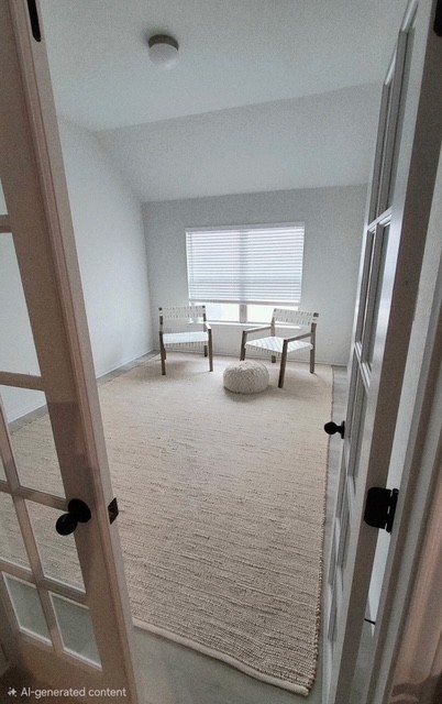 3833 Mercer Road Georgetown, TX 78628 - Photo 4 of 25 French doors lead into this bright, versatile room, featuring a window with blinds and a light-colored area rug.