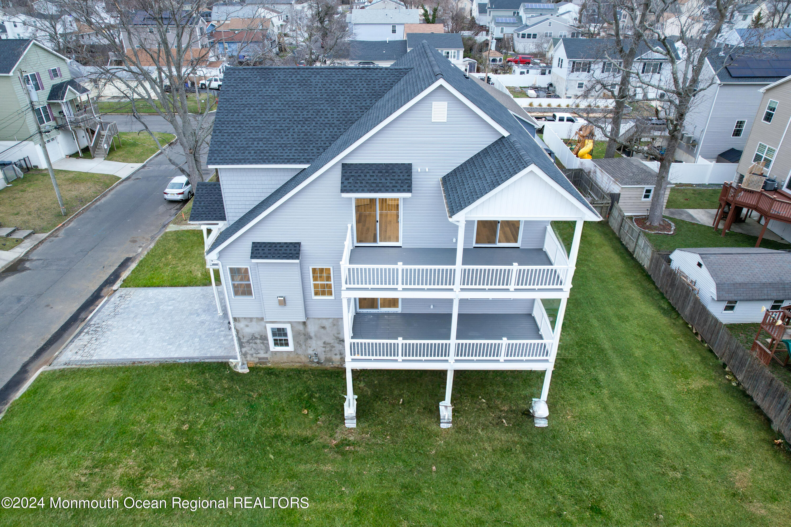907 Center Street Union Beach, NJ 07735 - Photo 9 of 31 Side Elevation!