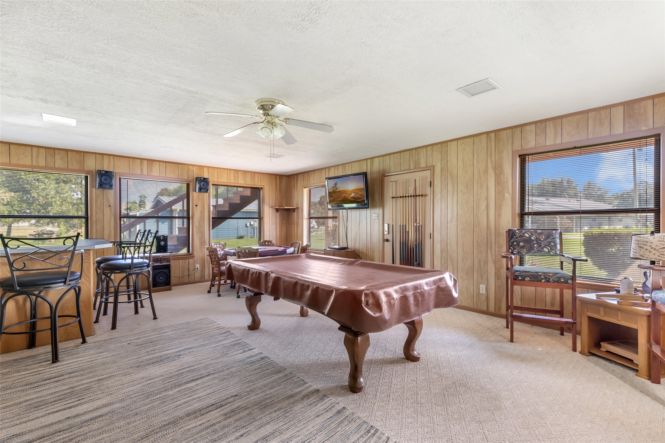600 Sam Houston Loop Point Blank, TX 77364 - Photo 6 of 28 a view of a dining room with furniture window and outside view