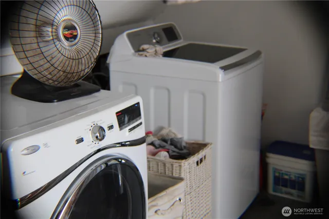 a view of water heater room