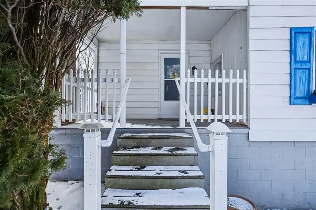a view of a house with a window