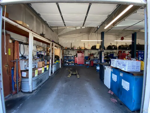 a view of storage and utility room