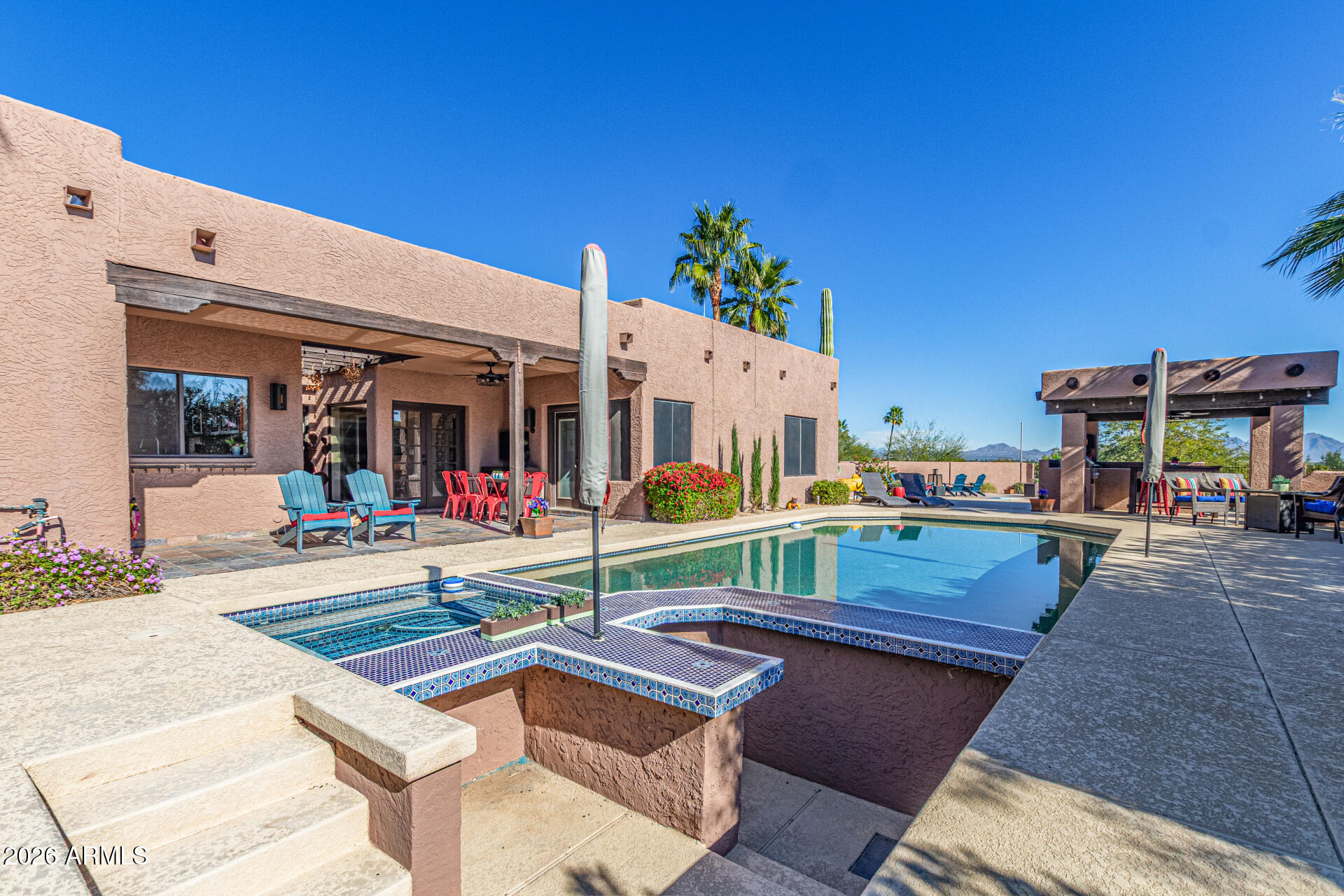 1932 East Beck Lane Phoenix, AZ 85022 - Photo 40 of 52 a view of a swimming pool with a patio