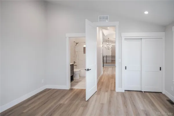wooden floor in a room