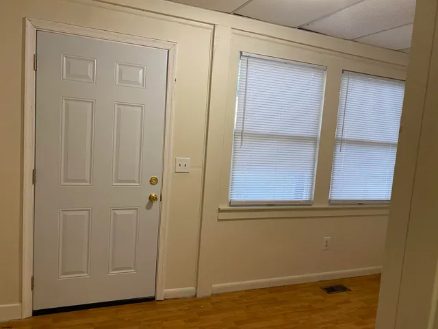 a view of front door