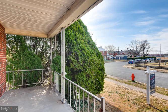 8140 Del Haven Road Baltimore, MD 21222 - Photo 22 of 27 Front covered porch view