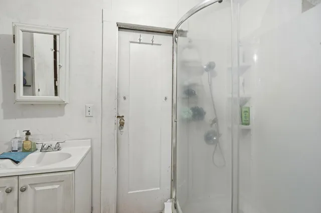 a room with storage and utility