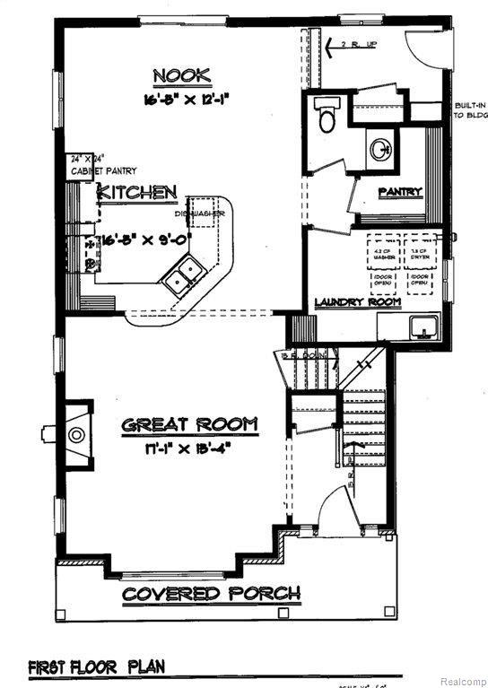 3003 B Wakefield Road Berkley, MI 48072 - Photo 2 of 3 1ST FLOOR PLAN.jpg