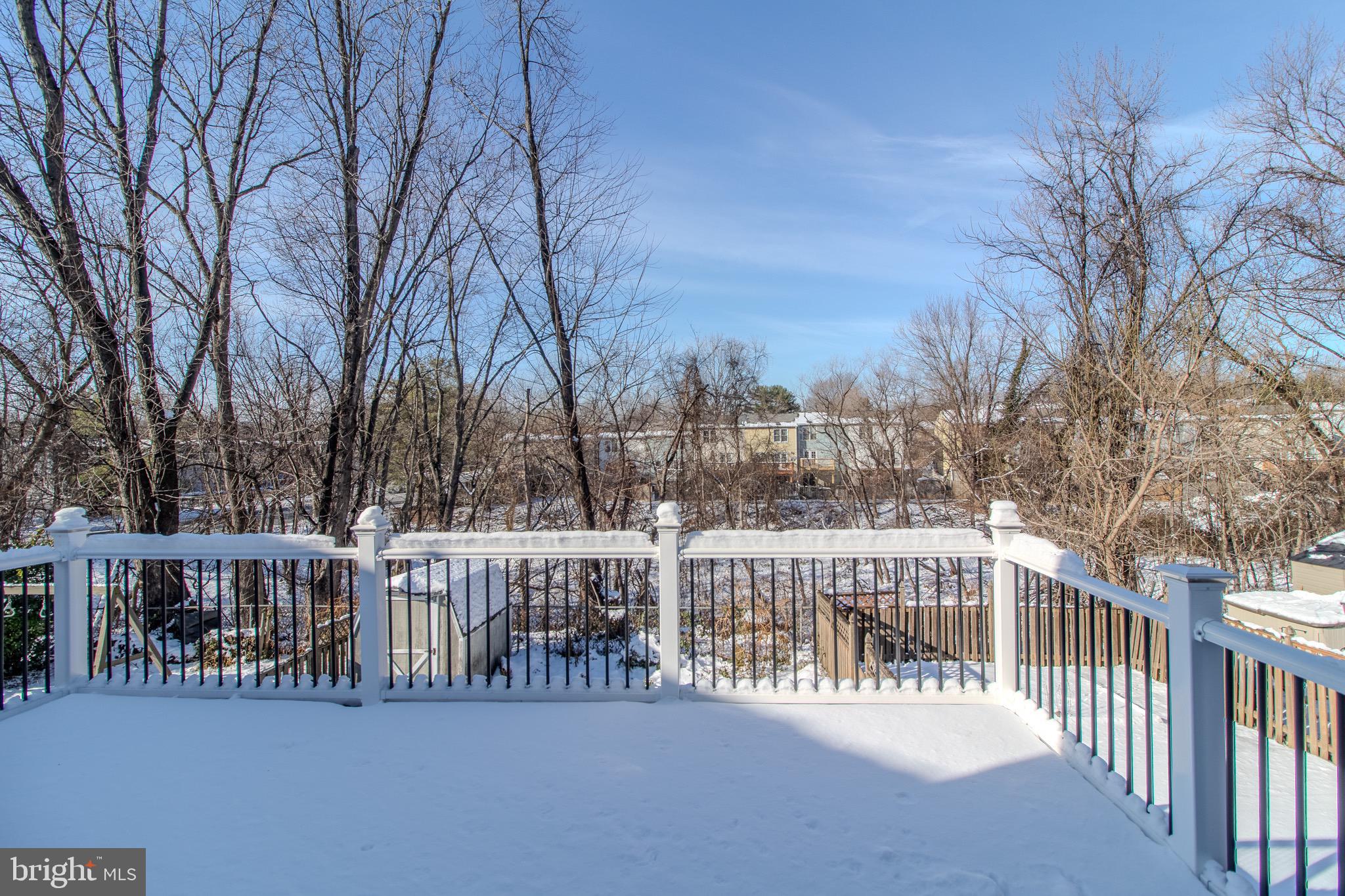 608 St Georges Station Road Reisterstown, MD 21136 - Photo 10 of 30 a view of a white house with a wooden fence