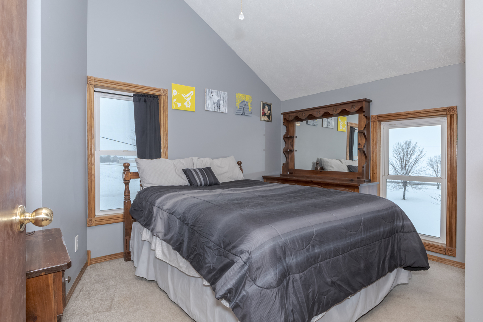 9948 North 100 E Road Gridley, IL 61744 - Photo 15 of 27 a bedroom with a bed and window