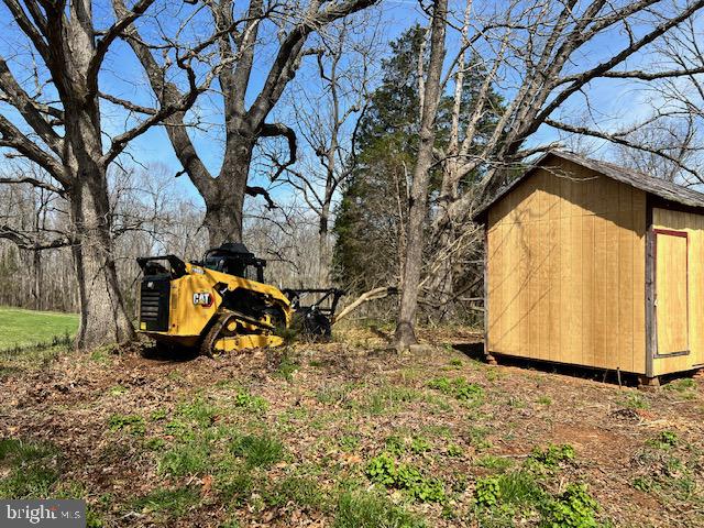 Storage Building at entrance to property