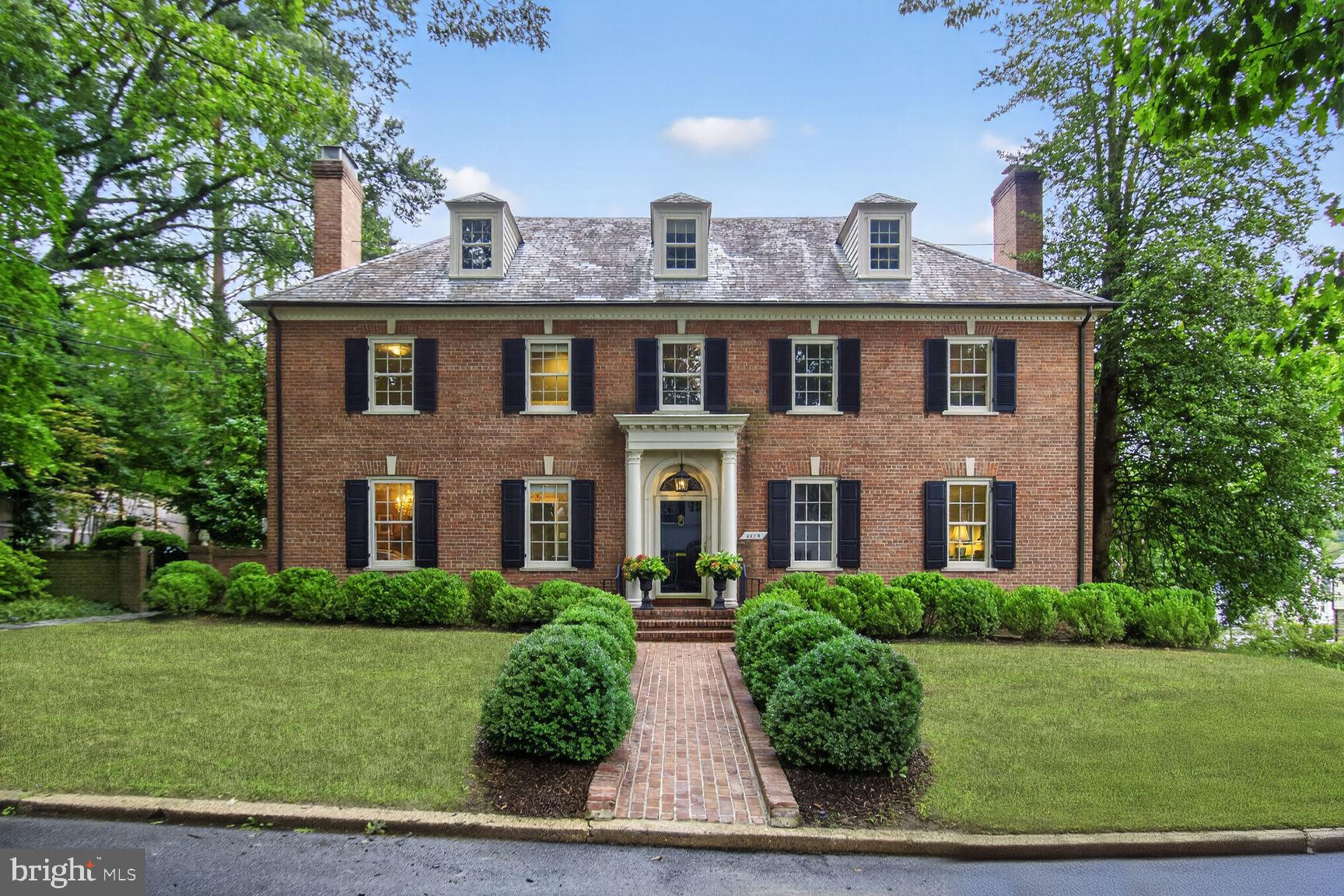 4920 Palisade Lane Northwest Washington, DC 20016 - Photo 1 of 70 One of the most handsome houses in Washington