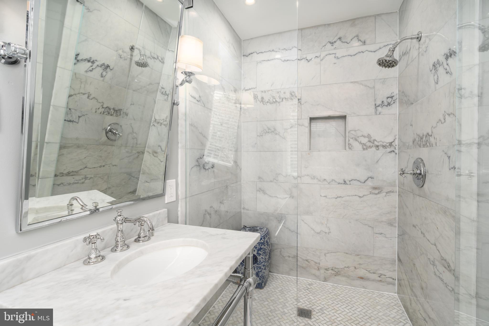 4920 Palisade Lane Northwest Washington, DC 20016 - Photo 32 of 70 Elegant marble oasis with modern fixtures