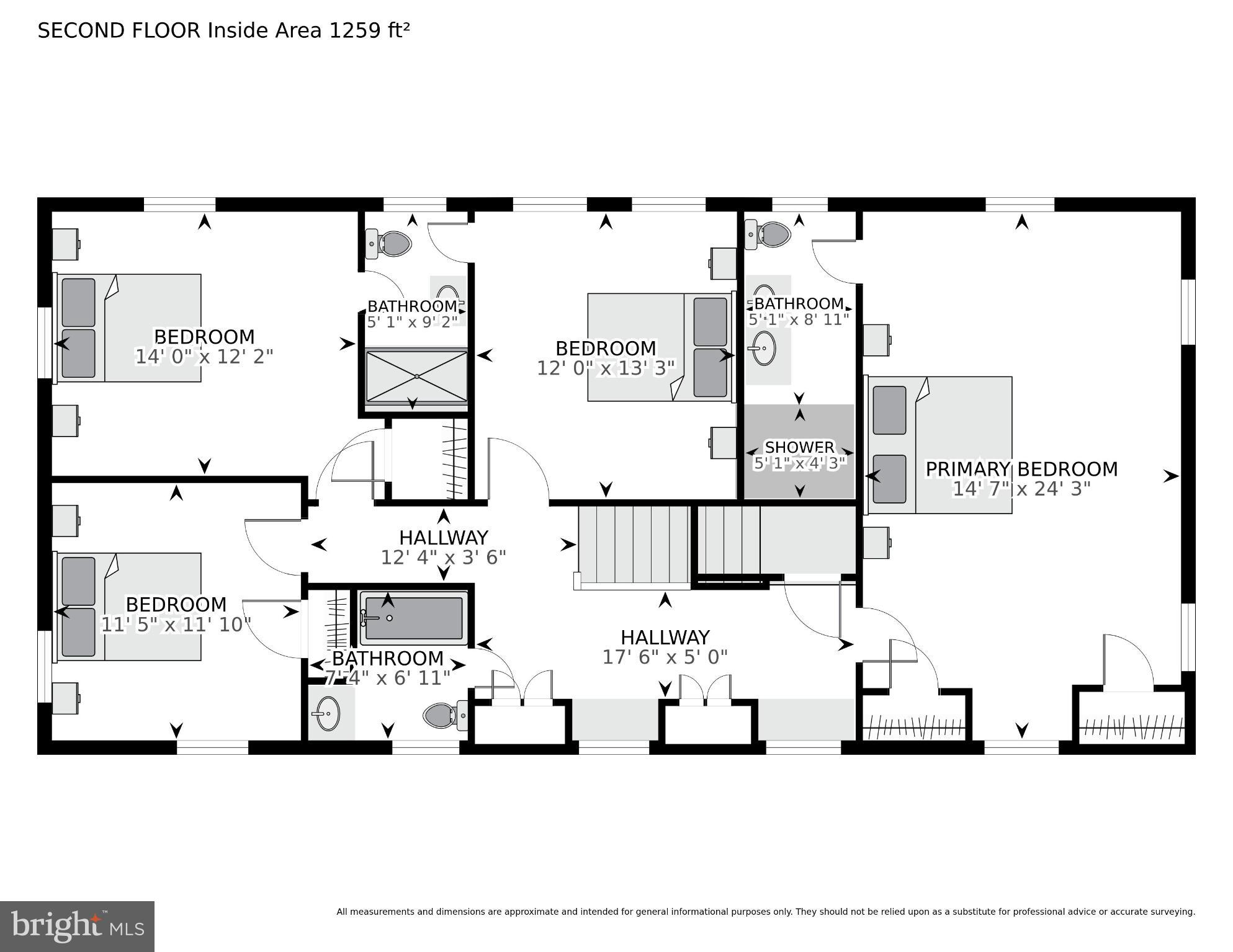 4920 Palisade Lane Northwest Washington, DC 20016 - Photo 67 of 70 Spacious second-floor layout with five bedrooms.