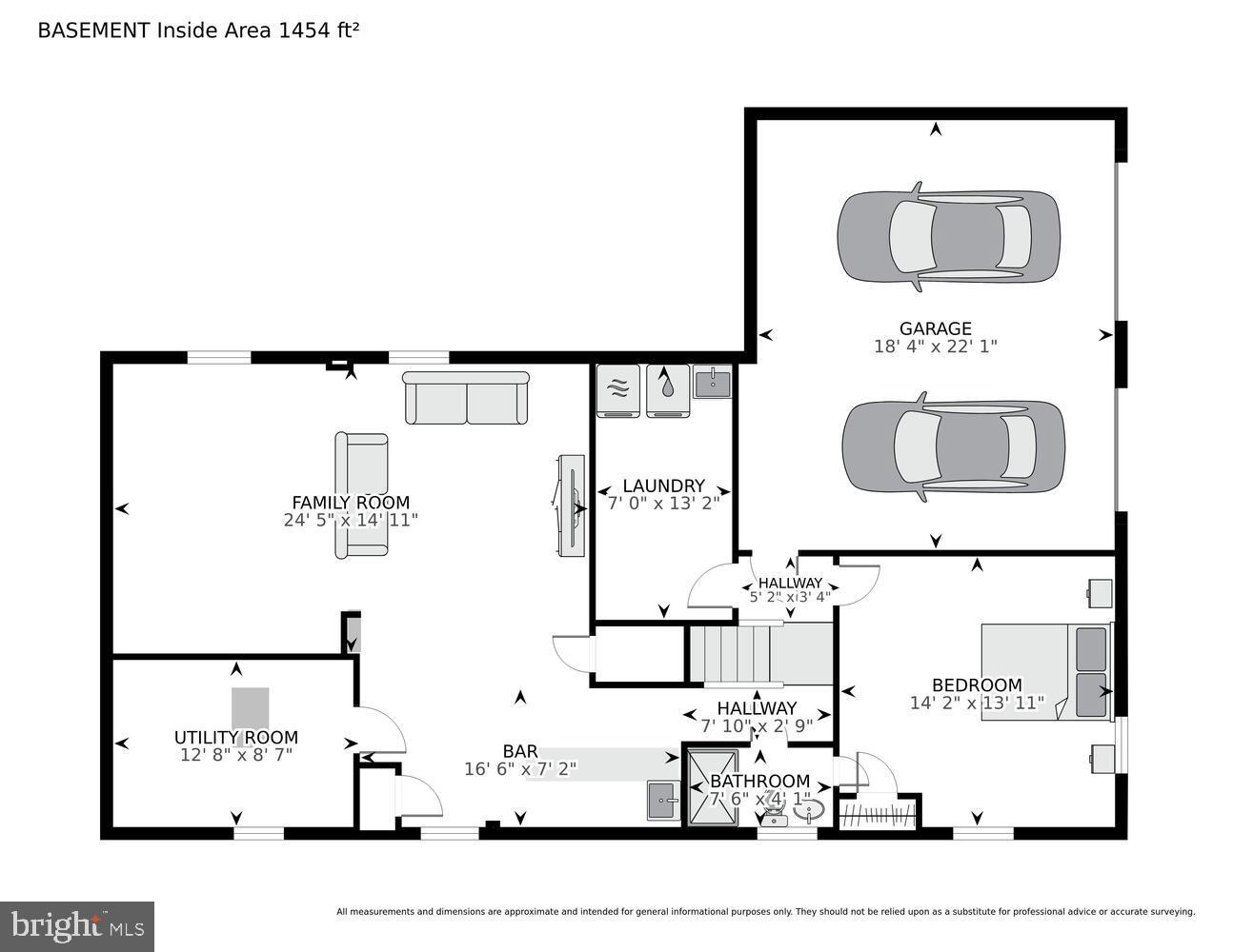 4920 Palisade Lane Northwest Washington, DC 20016 - Photo 69 of 70 Spacious basement layout with versatile rooms.