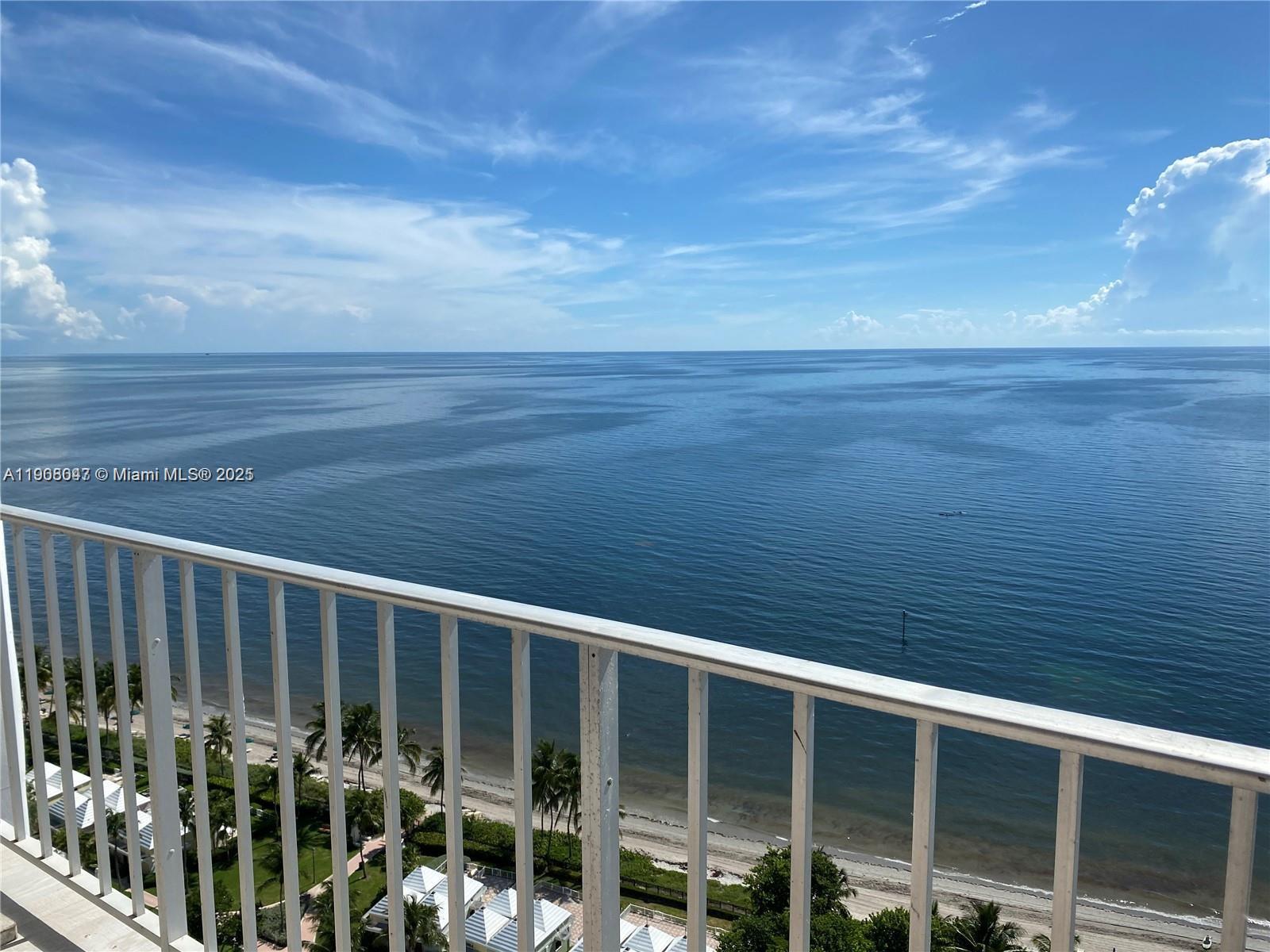 881 Ocean Drive, Unit 22E Key Biscayne, FL 33149 - Photo 1 of 16 a view of a balcony