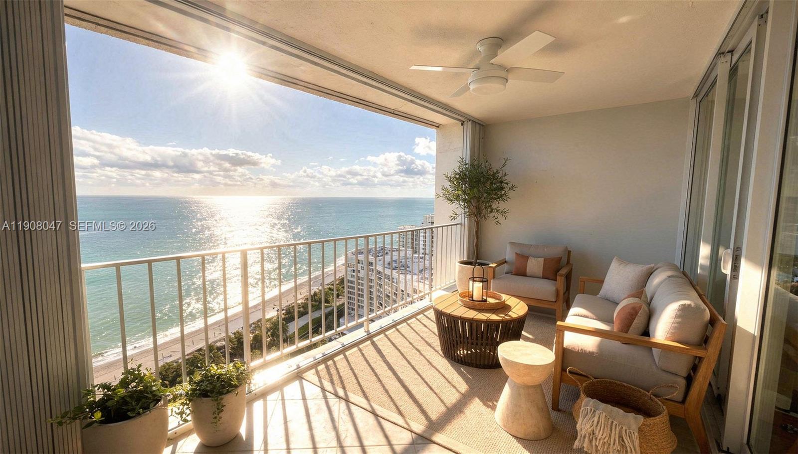 881 Ocean Drive, Unit 22E Key Biscayne, FL 33149 - Photo 14 of 23 Virtually Staged