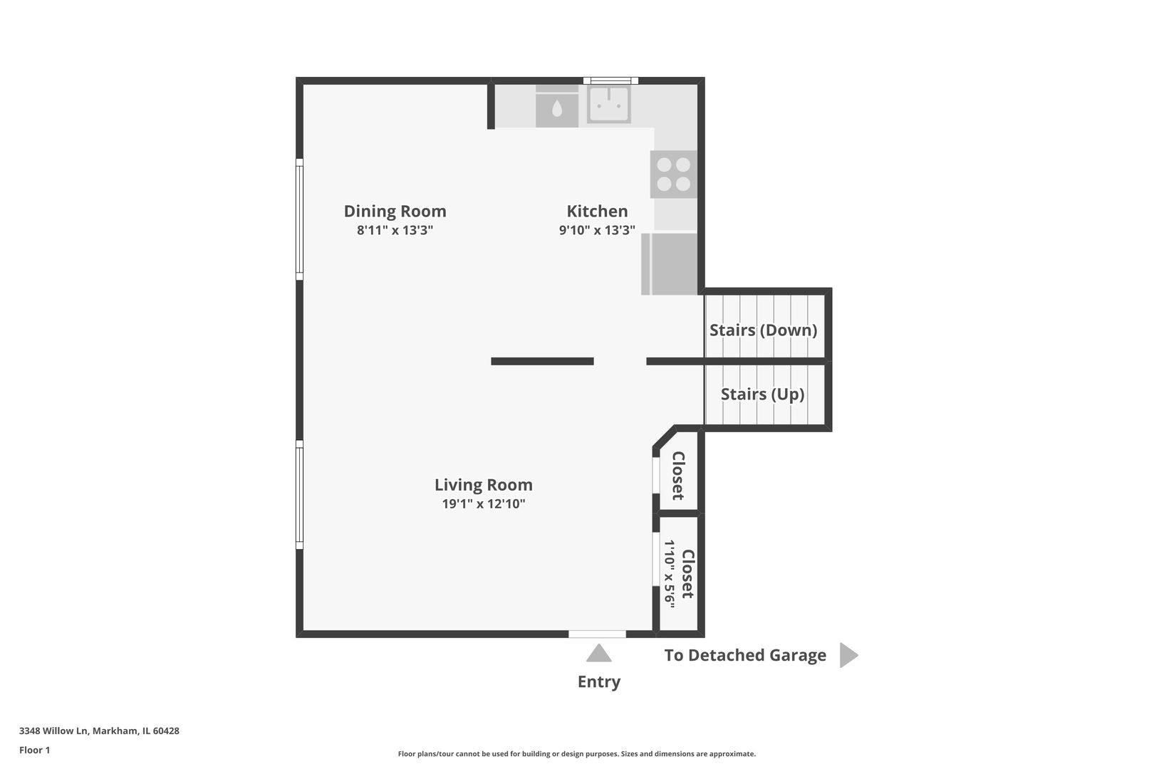 3348 Willow Lane Markham, IL 60428 - Photo 37 of 41 a picture of a bench in a white wall