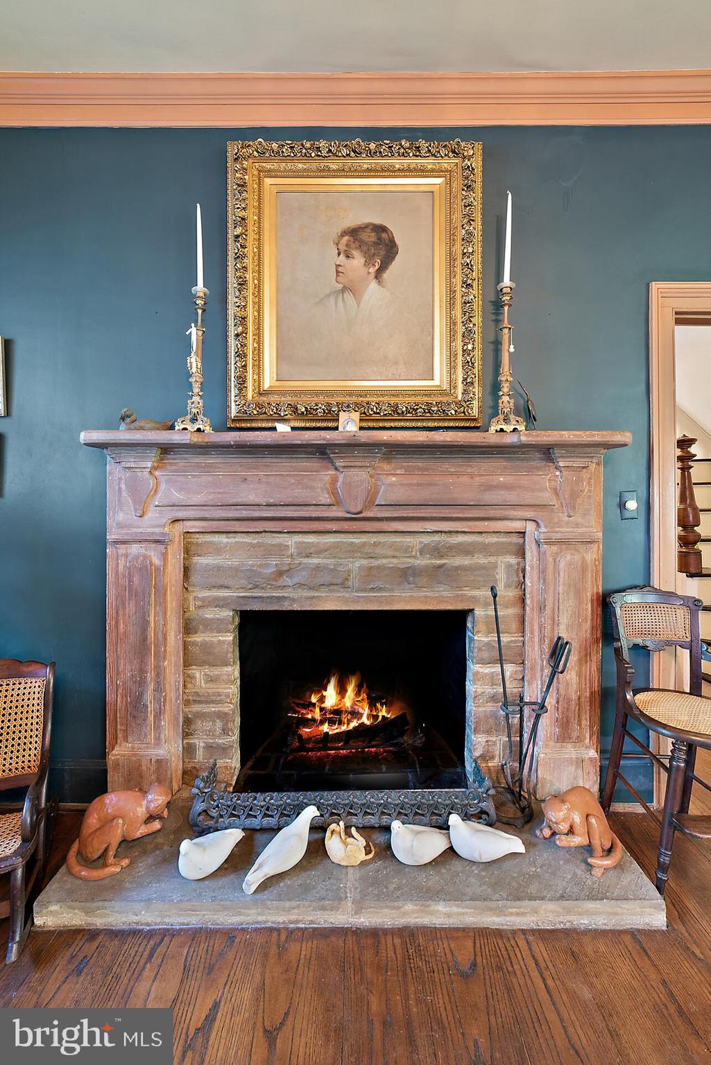 6015 Georgetown Road Broad Run, VA 20137 - Photo 20 of 51 Dining room fireplace