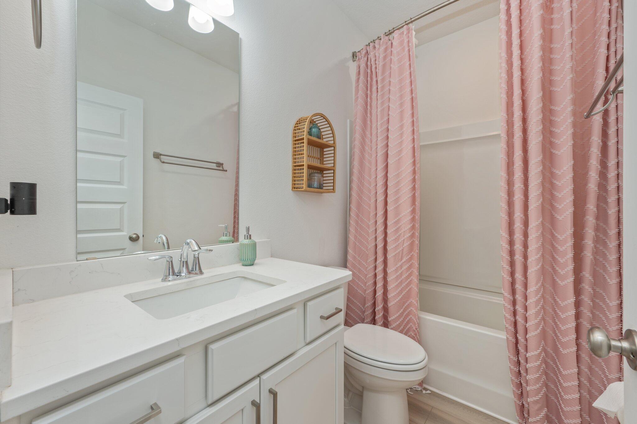 134 Blooming Cove Crestview, FL 32539 - Photo 34 of 50 a bathroom with a sink a toilet and shower