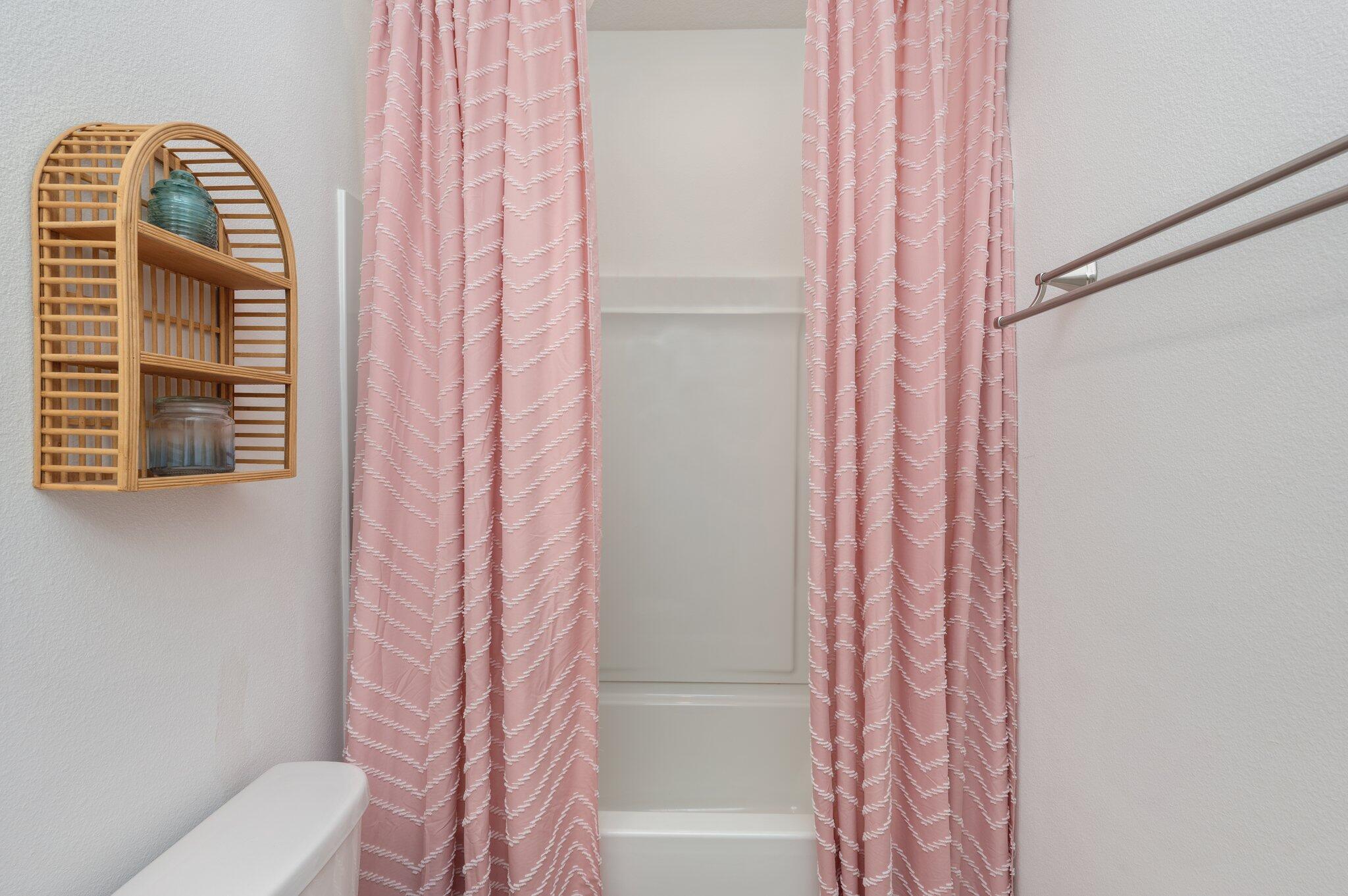 134 Blooming Cove Crestview, FL 32539 - Photo 35 of 50 a bathroom with a toilet and shower curtain