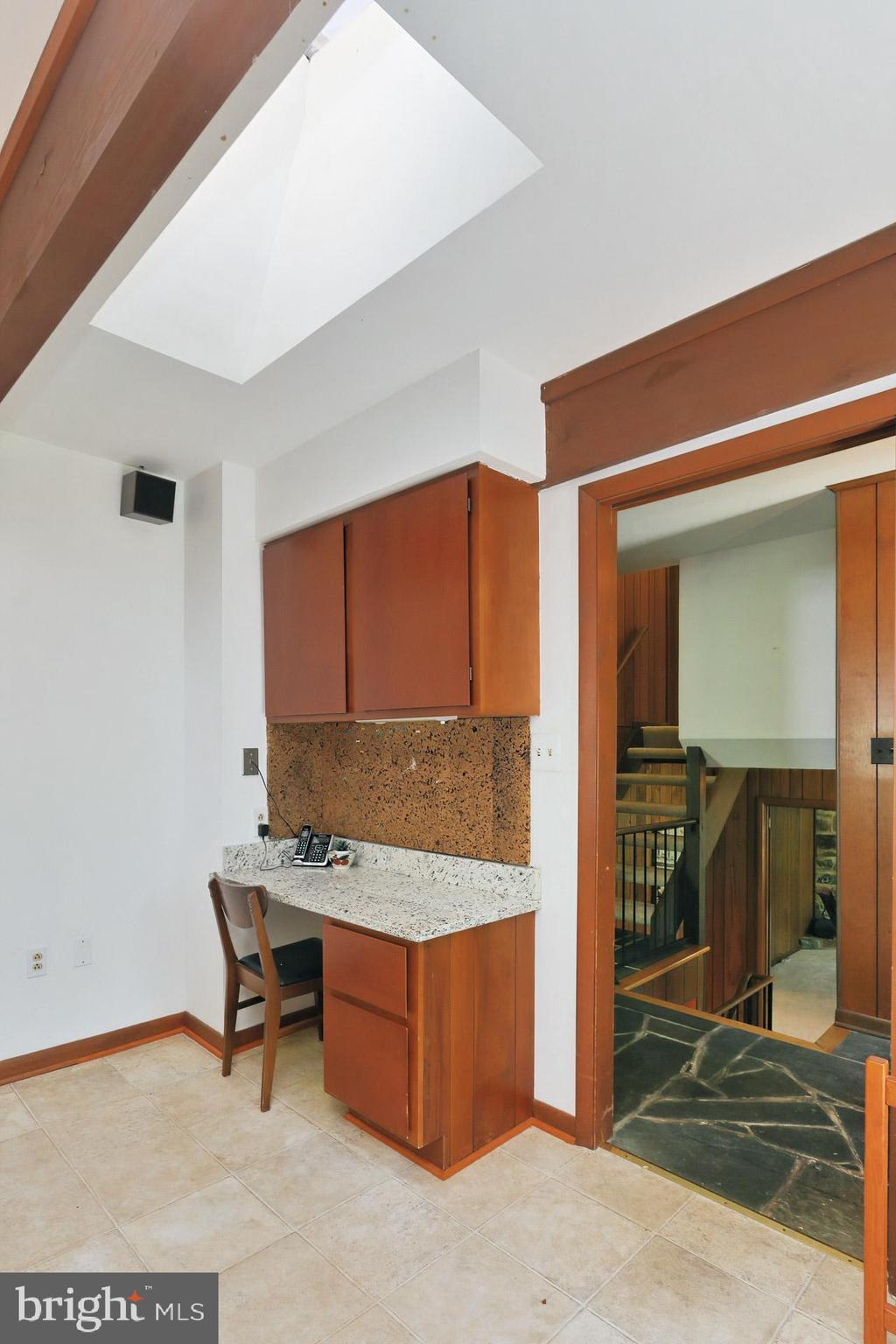 11302 Fieldstone Lane Reston, VA 20191 - Photo 16 of 48 Desk Area in the Kitchen with a skylight!