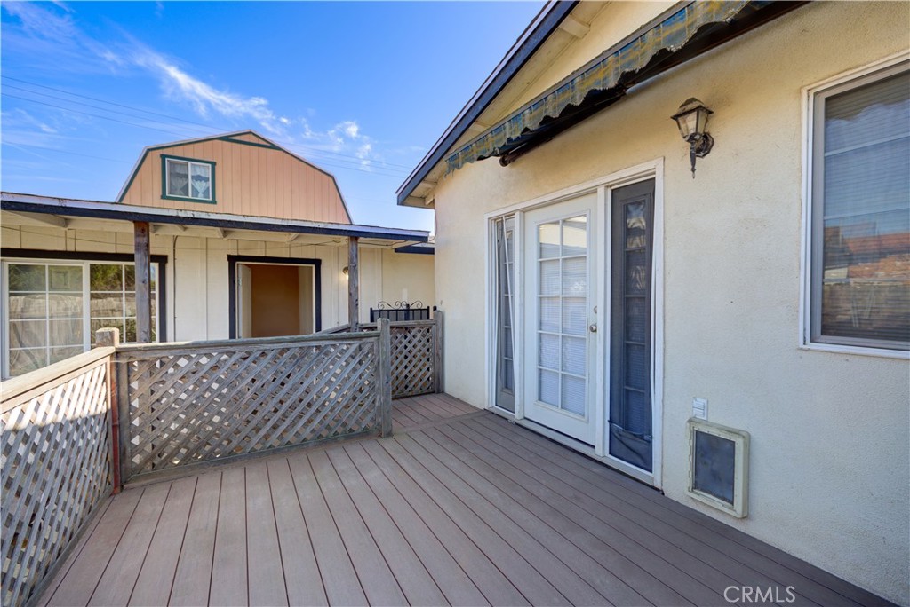 4579 11th Street Guadalupe, CA 93434 - Photo 36 of 40 a view of outdoor space with wooden floor and staircase
