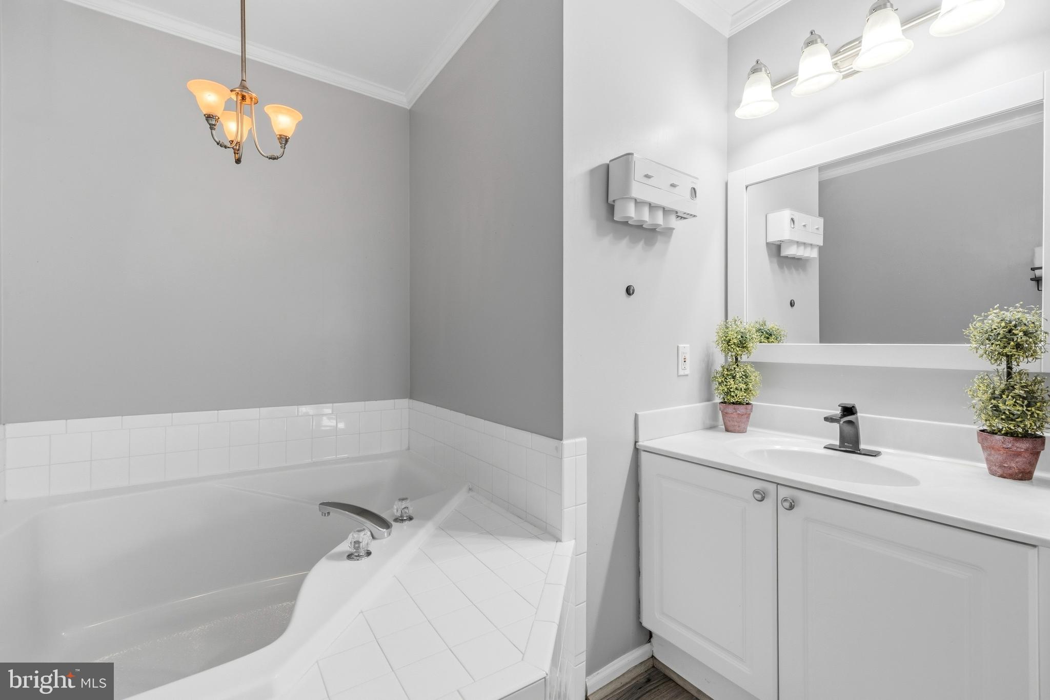 2030 Rosecrans Court Frederick, MD 21702 - Photo 16 of 33 a bathroom with a sink a toilet and mirror