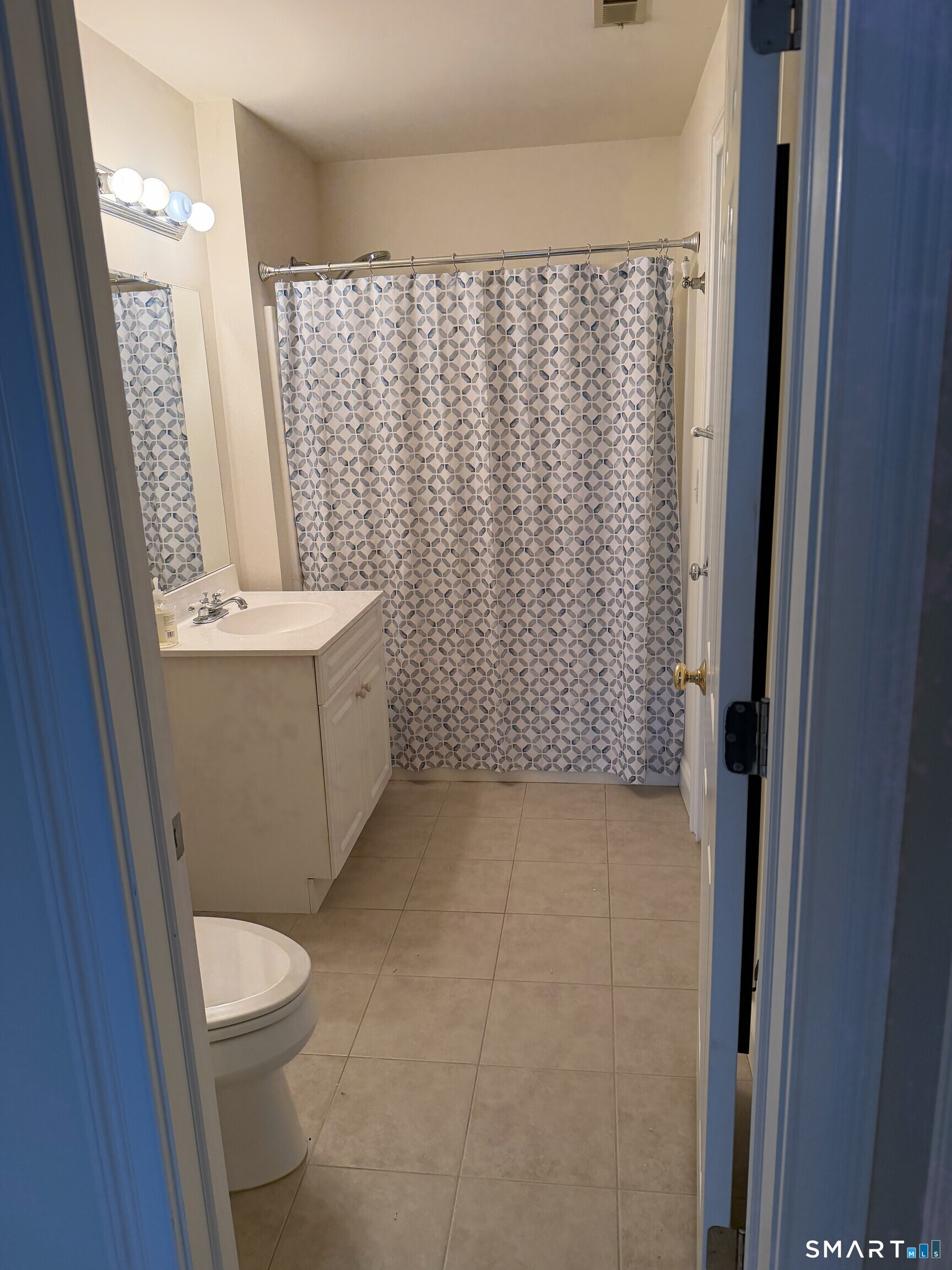 365 Westport Avenue, Unit 2B Norwalk, CT 06851 - Photo 14 of 19 a bathroom with a granite countertop sink toilet and shower