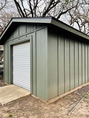 a backyard of a house