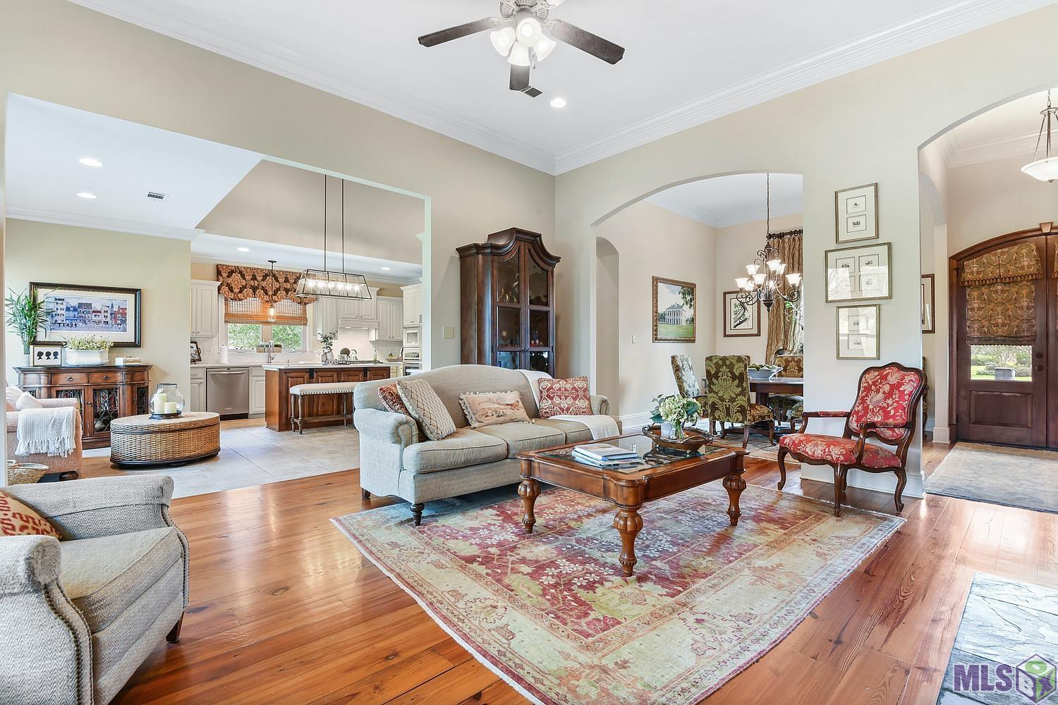 Family room to updated kitchen