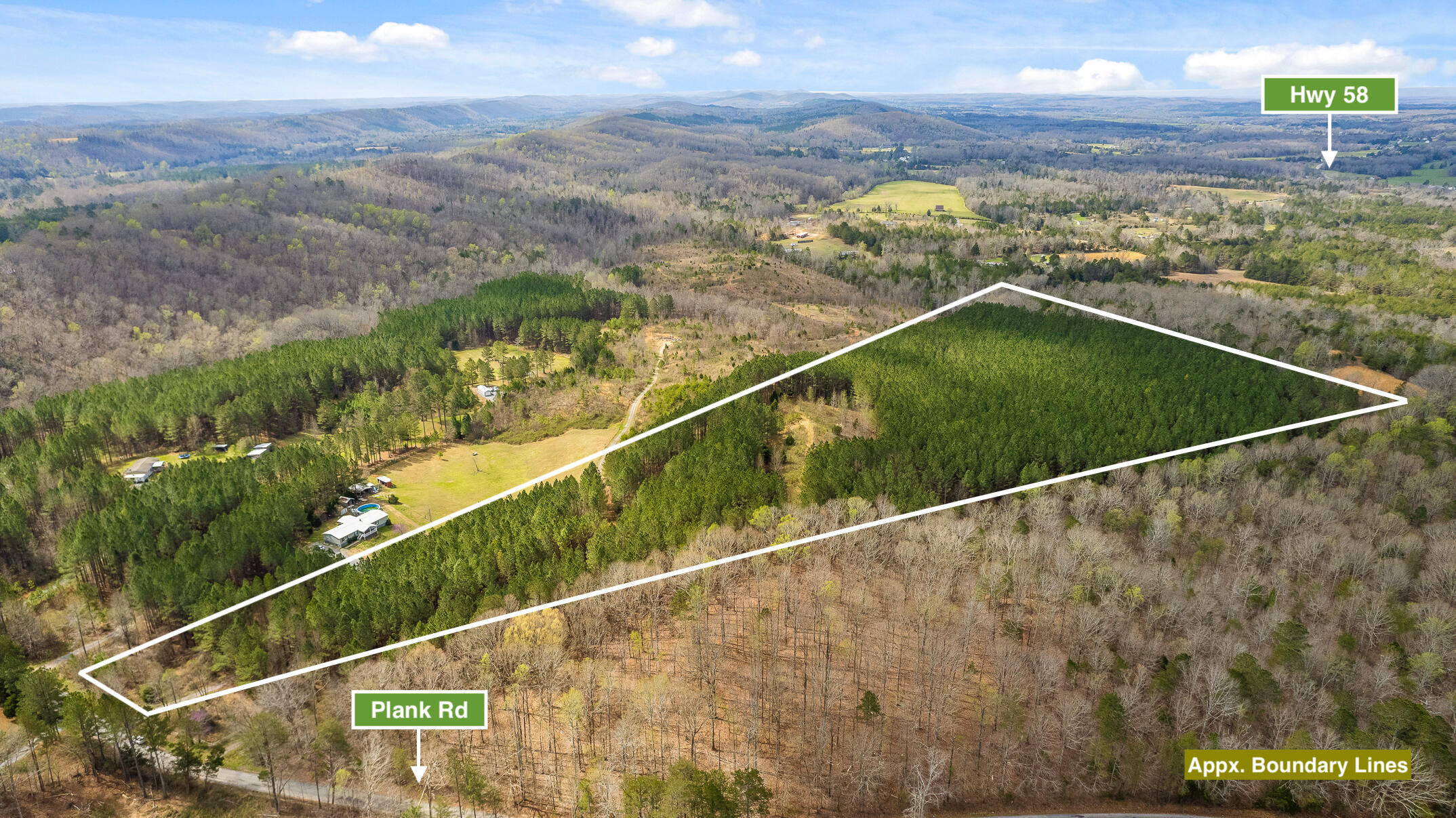 20.41 Plank Road Decatur, TN 37322 - Photo 16 of 36 Aerial View