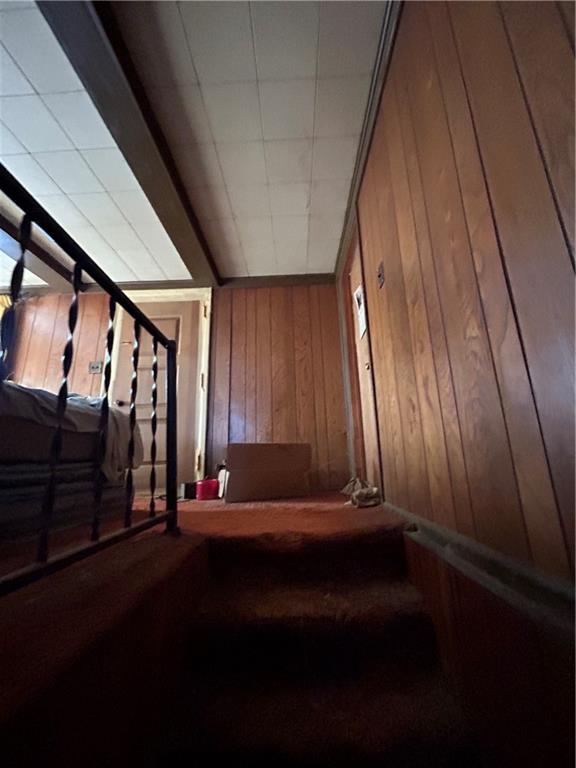 1512 Spring Run Road Extension Coraopolis, PA 15108 - Photo 10 of 29 a view of room with door and stairs