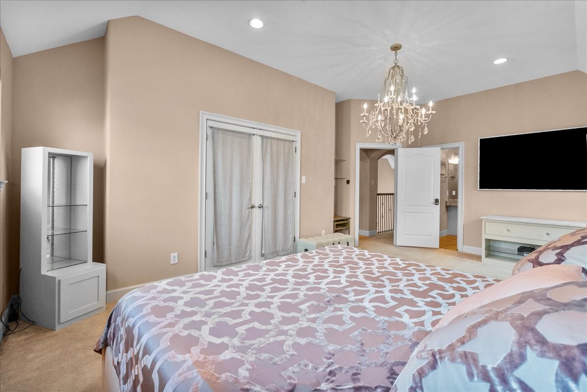 1358 Porta Rosa Lane League City, TX 77573 - Photo 26 of 48 Bedroom 2- another primary suite with a private en-suite bath and custom closet