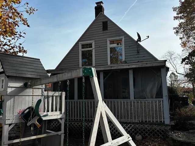 a view of outdoor space with deck
