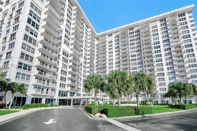 a front view of a building