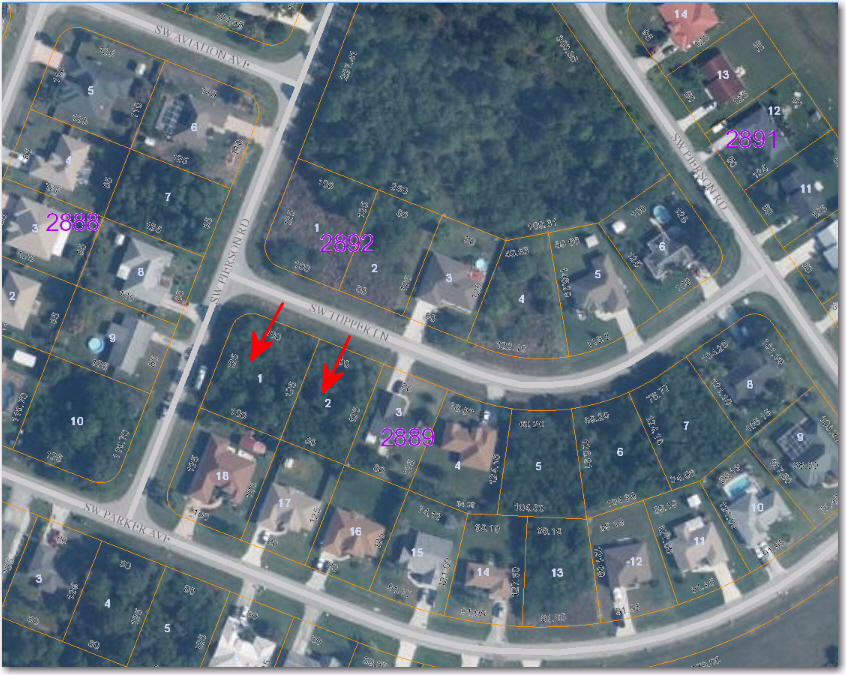 2722 Southwest Pierson Road Port St. Lucie, FL 34953 - Photo 4 of 4 774swTupperLn_PSL_plat