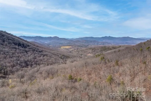 a view of mountains in the distance