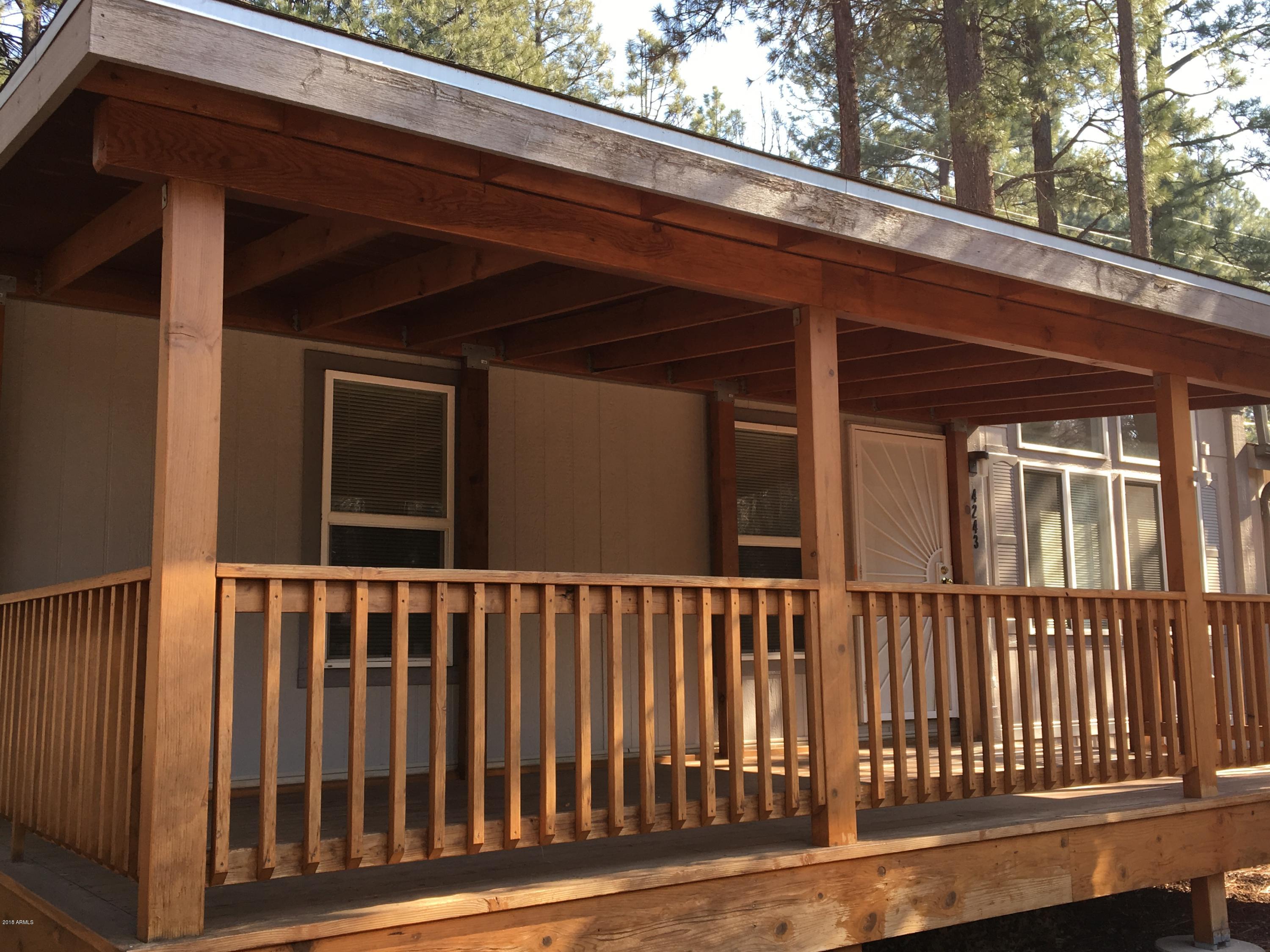 4243 East Blue Ridge Loop Pinetop, AZ 85935 - Photo 14 of 21 Covered Deck