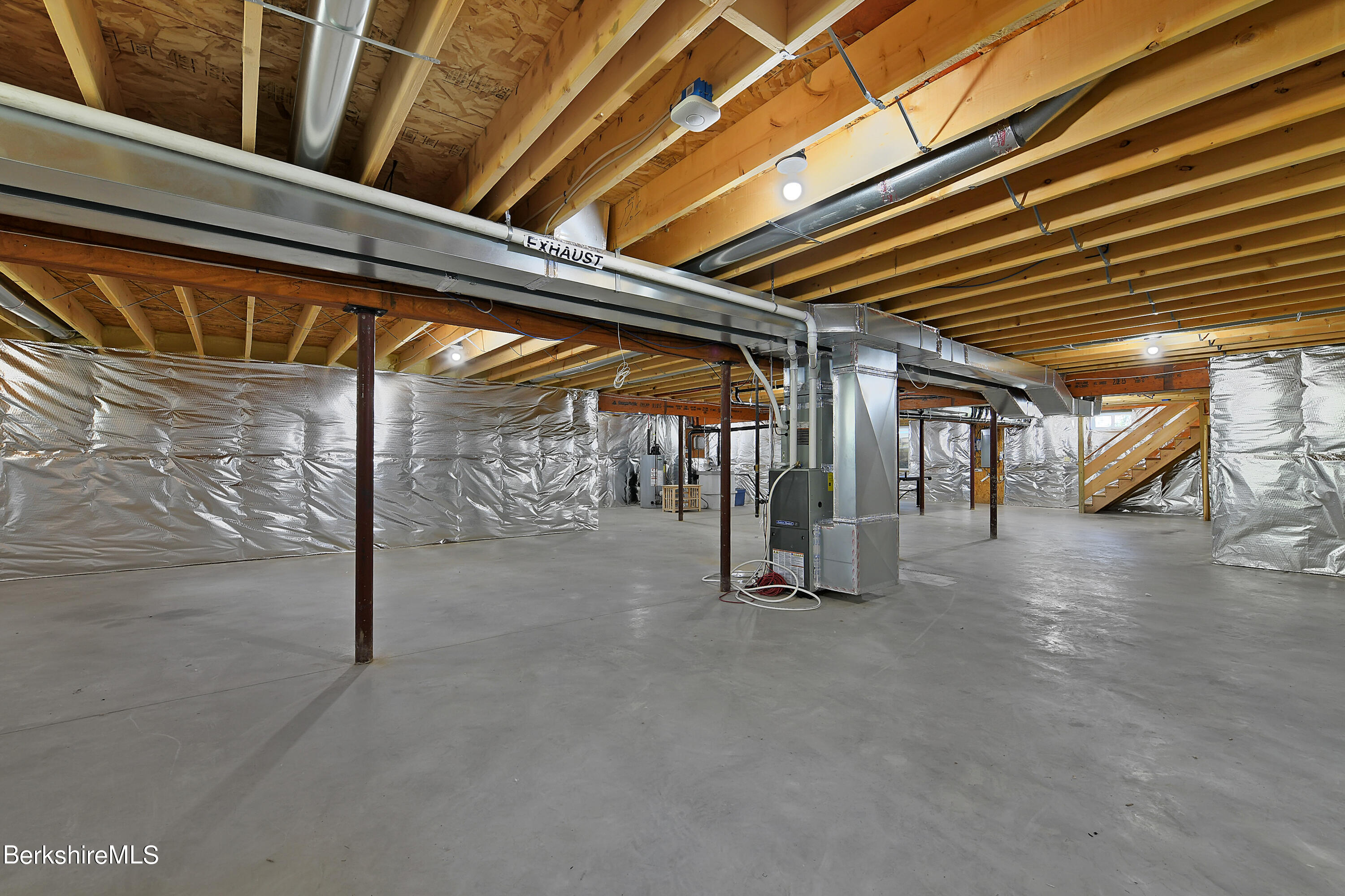 583 W Road Lee, MA 01238 - Photo 18 of 37 a view of under construction room and staircase