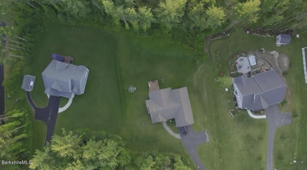 583 W Road Lee, MA 01238 - Photo 37 of 37 an aerial view of a house having outdoor space
